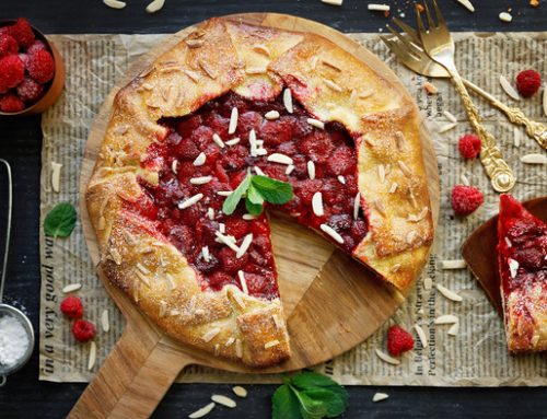 Galette cu zmeura – reteta