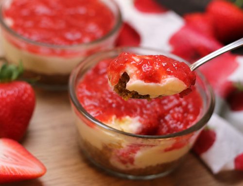 Cheesecake cu capsuni – reteta